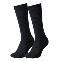 Chaussettes de sport mi-mollet à bord côtelé, compression de la voûte plantaire, talon renforcé, athlétiques, OEM en gros