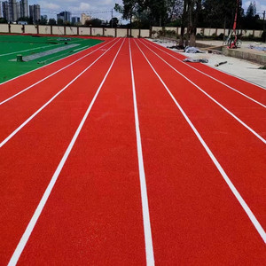 Meisen Usine Prix De Gros Rouge Bleu Vert Couleur Gazon Artificiel 20mm 25mm pour Terrain De Football En Plein Air Piste Piste Sports Gazon - Product Image 3