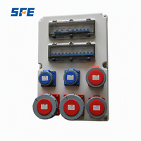 Boîtier de distribution extérieur étanche à montage en surface avec protection contre les fuites et les surcharges MCB & RCD pour stations de recharge de véhicules électriques