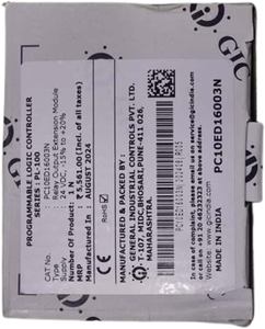 Module d'extension GIC Mini PLC PL-100 avec 112 entrées/sorties 24VDC, mémoire et communication IOLink pour PLC, fabriqué au Maharashtra - Product Image 5