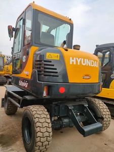 Original 6 Ton Hydraulic Excavator Hyundai Robex 60W-7 Second Hand <b>Small</b> <b>Wheel</b> with Motor Pump 60W-8 60W-9 Used <b>Wheel</b> Excavator - Product Image 3