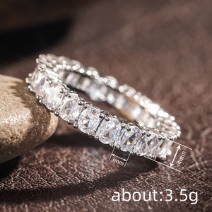 Anello con design geometrico a forma di cuore marquise, stile semplice, per donna - Product Image 4