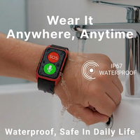 Petit bracelet de suivi GPS avec détecteur de chute d'urgence SOS 4G LTE, capteur de température pour personnes âgées, enfants, prisonniers