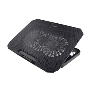 Laptop <b>Cooling</b> <b>Pad</b> Dual Fans Blue Led 15.6 Inch Adjustable Stand With 2 Usb Ports - Product Image 2