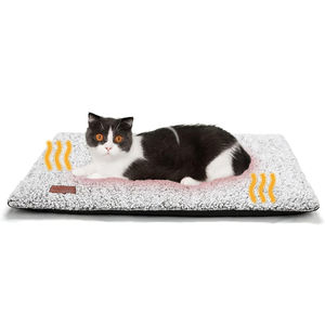 Оптовая продажа Роскошная САМОНАГРЕВАЮЩАЯСЯ кровать для кошки САМОНАГРЕВАЮЩАЯСЯ Нижняя моющаяся кошачья собака коврик 24x18 дюймов сверхтеплая термоподушка для домашних животных - Product Image 1