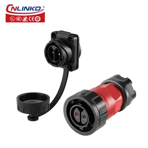 Cnlinko CE,CUL,ISO,moistureproof 2 pin contact 12v connector Waterproof ip65 male female plug socket