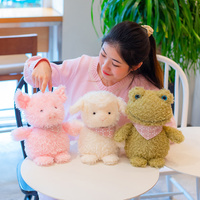Mignon doux et doux animaux de la forêt jouets en peluche divers animaux à fourrure poupées compagnons pour enfants