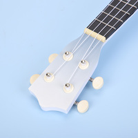 Ukulélé 21 pouces direct usine avec cordes en nylon colorées personnalisable guitare débutant en bois de tilleul prix de gros