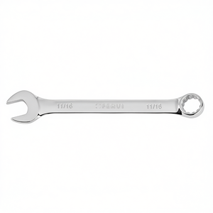 Llave Combinada Fervi de 11/16 Pulgadas Cromada con Acabado Pulido Espejo - Product Image 2