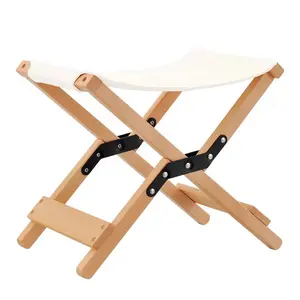 야외 접이식 의자, 야외 단단한 나무 미니 하네스, 휴대용 레저 낚시 의자