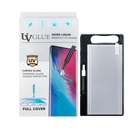 Pelindung Layar Kaca Samsung Galaxy S23/S22 Plus/S24 Ultra GradeAaa+ 3D Melengkung UV Lamp Liquid Full Glue Tempered Glass
