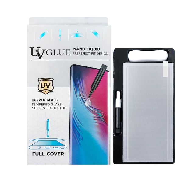 For Samsung for Galaxy S23/S22 Plus/S24 Ultra Glass Screen Protector GradeAaa+ 3D Curved UV Lamp Liquid Full Glue Tempered Glass