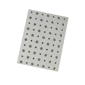 Piastrelle per Controsoffitto in Gesso Perforato Fonoassorbente 12mm Connessione Senza Giunture Forma Quadrata Pannelli in <span class=keywords><strong>Cartongesso</strong></span> per Decorazione - Product Image 1