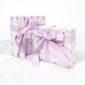 Wholesale Disposable Coated Silicone 80g Birthday Pink ArtPaper <b>Tissue</b> 43*300cm Gift Luxury Custom Packaging Wrapping <b>Paper</b> Roll - Product Image 6