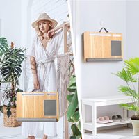 Support d'ordinateur portable pliable en bois avec coussin, support pour tablette et téléphone, plateau de lit pour la maison et le bureau (vente en gros)