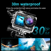 Caméra d'action 5K 30FPS 4K 60FPS 50MP Moto Vlogging stabilisation EIS double écran 170 ° grand Angle 30M caméra d'action étanche