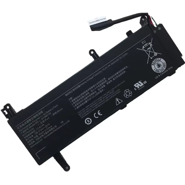G15B01W Laptop Battery for Xiaomi Gaming Laptop 15.6'' TM1705 TM1801 I5 7300HQ GTX1050 GTX1060 1050Ti/1060 171502-A1/AA/AN/AL/AM