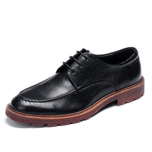 2026 New Genuine Leather <b>Waterproof</b> Oxfords Boot Ankle Lace-Up <b>Shoes</b> <b>Men</b> Washable Goodyear Handcrafted Retro Fashion Amekaki - Product Image 1