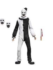 NECA Terrifier Art the Clown Ultimate Edition - Statuetta da 7 pollici completamente articolata, da collezione, ispirata al <span class=keywords><strong>film</strong></span> <span class=keywords><strong>horror</strong></span>, con accessori multipli - Product Image 1