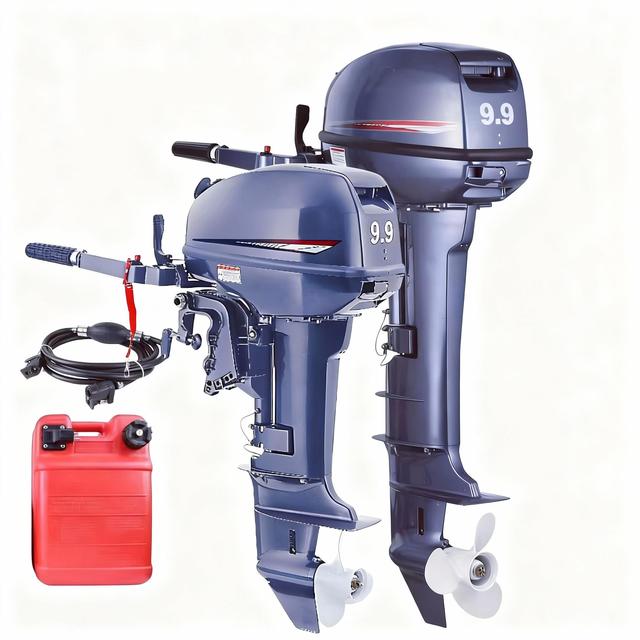 New Enduro 2 Stroke 9.9HP Manual Gasoline Outboard Motor for Fishboat Compatible with Original and Spare Parts