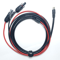 Câble adaptateur de connecteur de panneau solaire vers DC5521 DC7909 avec fil DC 16AWG 2464 1015, câbles de charge de véhicule électrique PV, onduleur