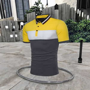 Camisas Deportivas de Golf para Hombre al por Mayor, Transpirables, de Tela No Tejida, con Parches y Logotipo Personalizado - Product Image 3