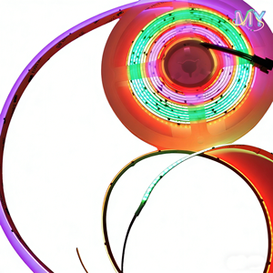 Tira <span class=keywords><strong>de</strong></span> Luces LED RGBIC COB Grilight, 576 LED, 24 V, Direccionables por SPI, WS2811, 10/12 mm, Alta Flexibilidad, Iluminación <span class=keywords><strong>de</strong></span> Paisajes - Product Image 1