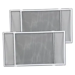 थोक समायोज्य विस्तार योग्य एल्यूमीनियम दरवाजा खिड़कियां सामान फ्लाई कीड़े मच्छर जाल फिसलने पालतू स्क्रीन खिड़की के फ्रेम किट