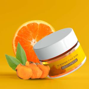 OEM ODM Marque privée Boue de beauté naturelle biologique <span class=keywords><strong>Masque</strong></span> à l'argile et au curcuma avec vitamine C et gingembre - Product Image 1