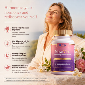OEM Private Label Black Cohosh <b>Menopause</b> Support Capsules Natural Herbal Extract Formula for Women Wholesale Bulk B2B Supply - Product Image 3