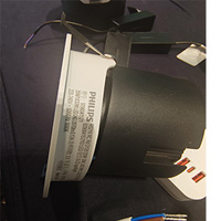 Projecteur LED encastré Philips RS216, COB intégré, CRI90, anti-éblouissement, 5W-35W, réglable 24 °   Faisceau