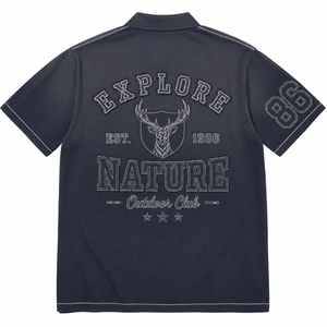 T-shirt en coton épais personnalisé OEM, broderie, <span class=keywords><strong>polo</strong></span> en piqué de coton, boutons, t-shirts haute visibilité pour hommes, noir, Camisetas De Portugal Negro - Product Image 2