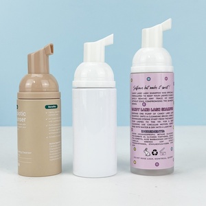 Support Color Customization Emrty 30ml 60ml White Brown Sticker Label Foam <b>Pump</b> <b>Bottle</b> Manufacturer - Product Image 1
