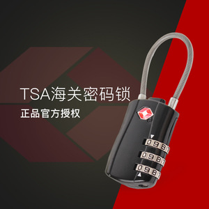 TSA Approved Combination <b>Padlock</b> Zinc Alloy Electroplated Travel Lock With Custom Logo For Luggage Backpacks - Product Image 5