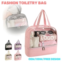Sac de rangement pour chaussures en PVC imperméable personnalisé DICHOS, avec séparation humide/sec, pochette de toilette pour voyage