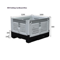Vente en gros Boîtes de rangement pliantes robustes Bac à palettes en plastique pour un stockage pratique, empilables et durables