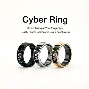 Anillo Inteligente CITICITY con Control Táctil por Gestos, Monitor de Temperatura, Contador de Actividad Física, Monitor de Frecuencia Cardíaca, Oxígeno en Sangre y Sueño - Product Image 2
