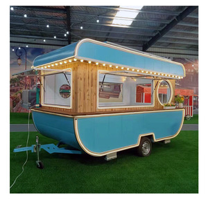 Customizable Food Trailer Van Cart With Full Kitchen Equipments For Snack Cooking And Selling At Street And Park - Product Image 4