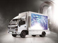 Panneau d'affichage à écran numérique LED mobile P5mm Camion Remorque Van Monté Publicité Équipement Mur LED