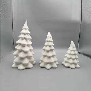 बेहतर गुणवत्ता सफेद चीनी मिट्टी क्रिसमस पेड़ घर की सजावट