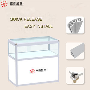 Vitrine pliante en verre à prix d'usine pour exposition, <span class=keywords><strong>foire</strong></span> commerciale, <span class=keywords><strong>stand</strong></span> <span class=keywords><strong>de</strong></span> présentation - Product Image 2