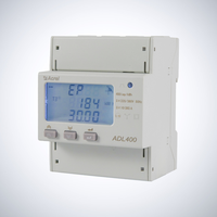 Compteur d'énergie triphasé Acrel ADL400 MID sur rail DIN, compteur de puissance numérique 100A pour la surveillance industrielle