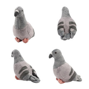 8549 Nouveau style personnalisé, jouets en peluche 3D réalistes et mignons, pigeons gris en peluche, jouets doux en forme de colombe, cadeaux de Noël et d'anniversaire pour enfant - Product Image 4