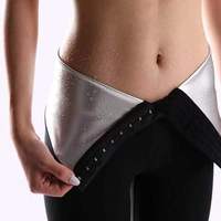 Shorts d'entraînement élastiques taille haute personnalisés pour femmes, Leggings sculptants effet sauna pour le yoga à domicile et la perte de poids