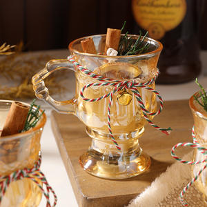 Bougie parfumée artisanale LANJO en cire de soja en forme de café - Cadeau de Thanksgiving et de Noël biologique, naturel et longue durée dans un verre - Product Image 2