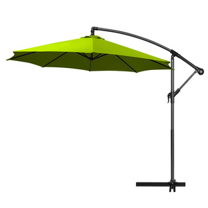 Dingku Banana Umbrella 3M Round Manual Lift Rotational Tilt Courtyard Garden Outdoor Use - Product Image 5