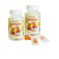 Mélange de fruits et légumes naturels Saveur multi-vitamines Gummies Supplément de bonbons pour soins de santé