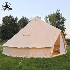 Tenda a Campana di Lusso per <span class=keywords><strong>Glamping</strong></span> 6m 5m 4m Impermeabile in Tela con Annesso - Product Image 4