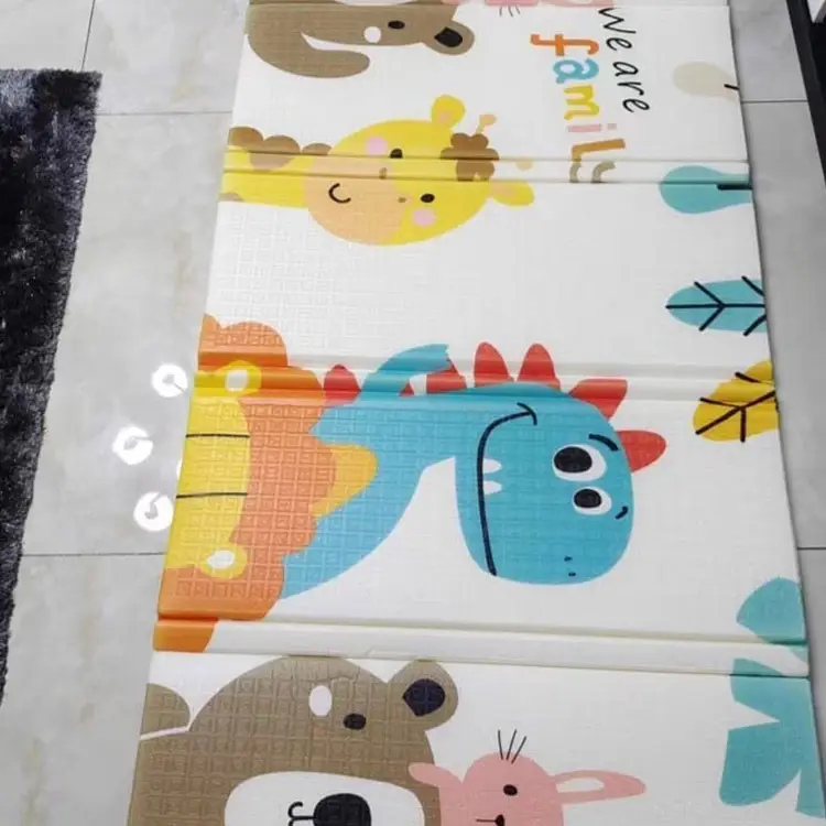 XPE Playmat رغوة لينة سميكة طوي المحمولة للماء غير سامة الطفل ألعاب رياضة سجادة أرضيات الزحف حصيرة اللعب للأطفال