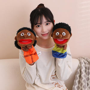 Famille humaine en peluche marionnettes <span class=keywords><strong>à</strong></span> <span class=keywords><strong>main</strong></span> bébé histoire <span class=keywords><strong>Ventriloque</strong></span> poupée pour enfants spectacle de marionnettes apprentissage précoce enfants en peluche - Product Image 3